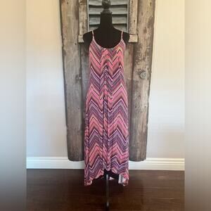 CYNTHIA ROWLEY- VNECK SPAGHETTI STRAP WOMENS SUMMER MAXI DRESS